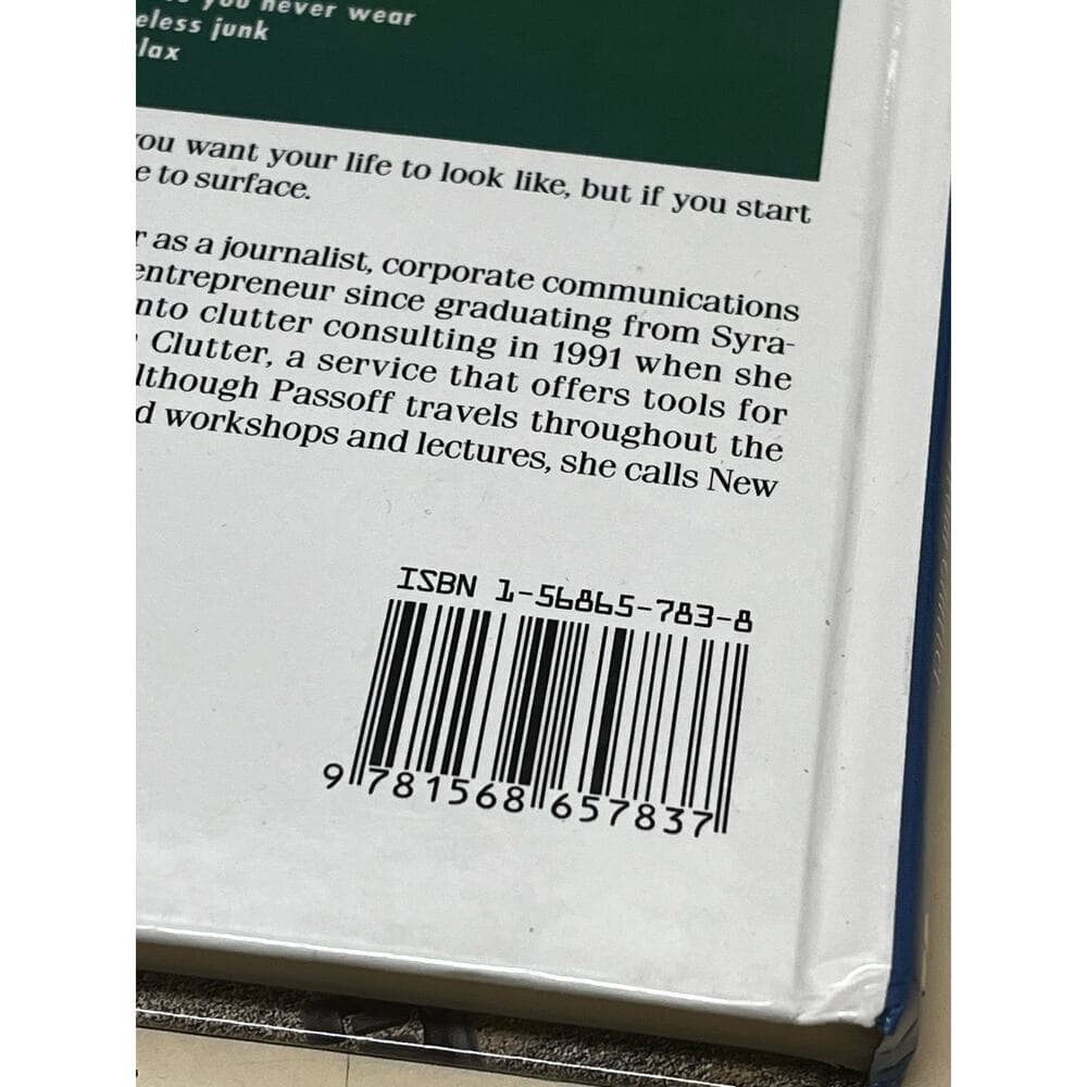 Lighten Up!: Free Yourself from Clutter Michelle Passoff HardCover Book - Thumbnail 4