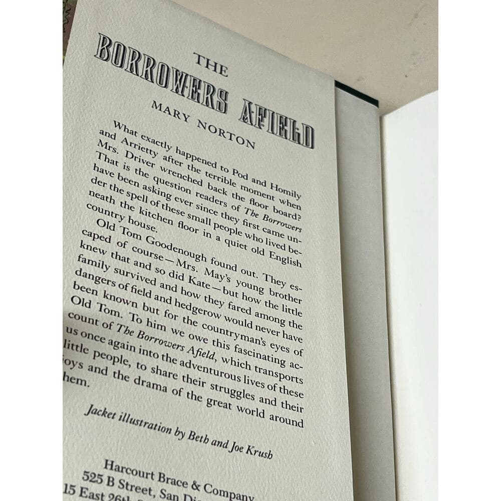 The Borrowers Afield . Book 2 Of 5 Mary Norton - Thumbnail 4