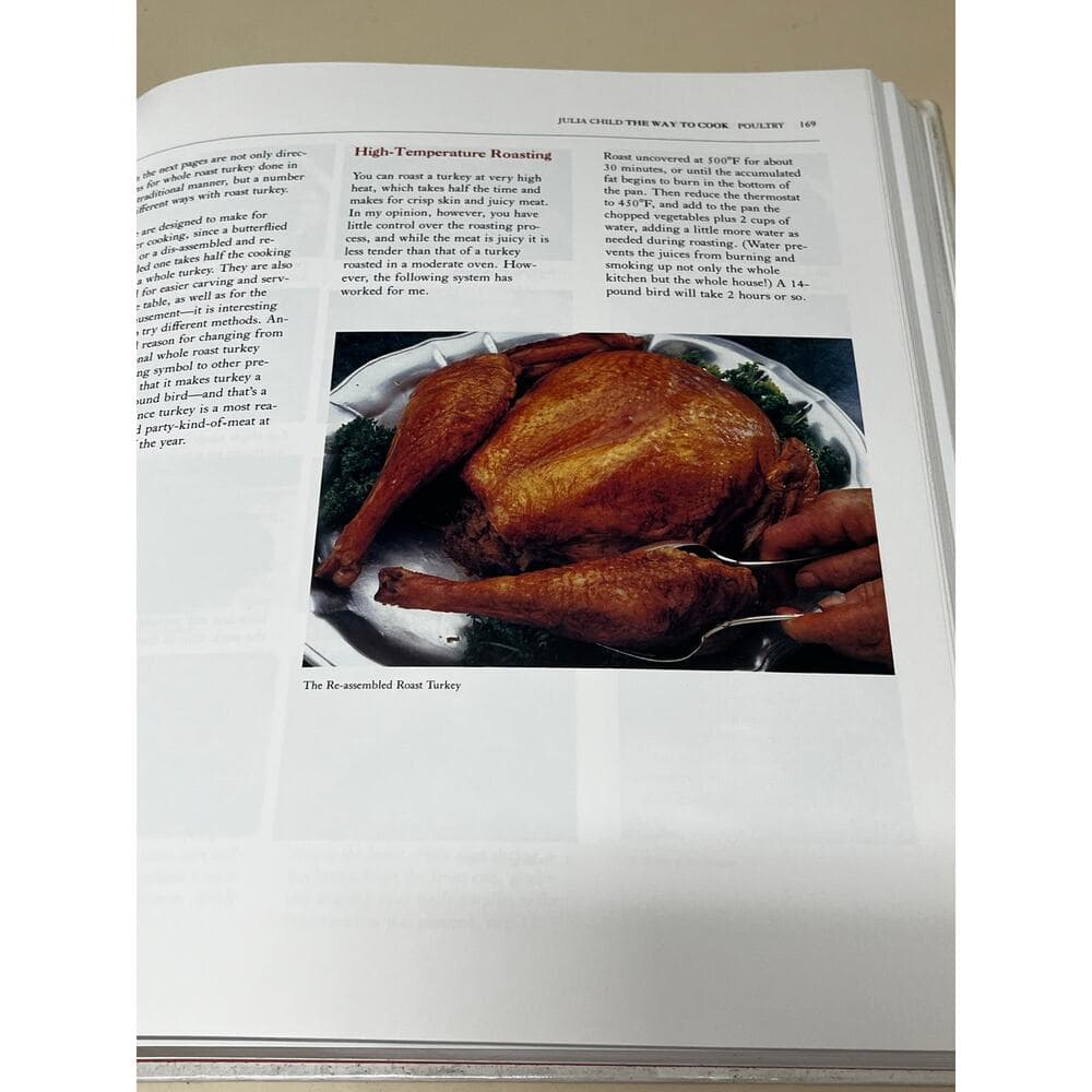 The Way to Cook: A Cookbook By Julia Child Hardcover Book - Thumbnail 3