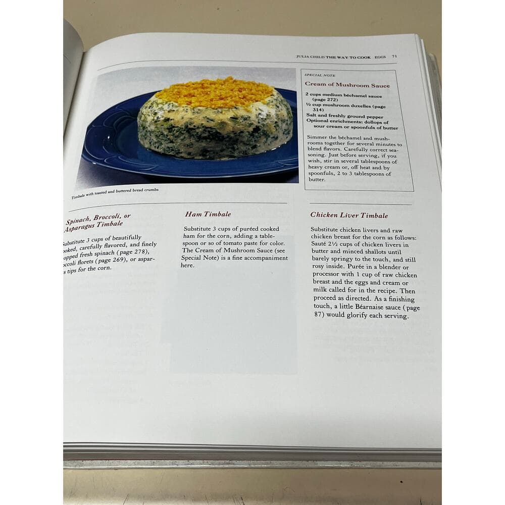 The Way to Cook: A Cookbook By Julia Child Hardcover Book - Thumbnail 2