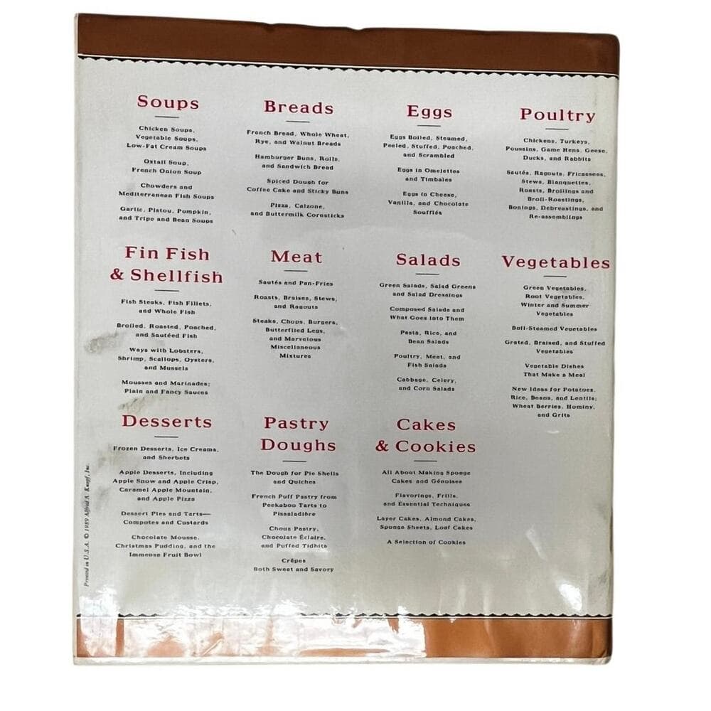 The Way to Cook: A Cookbook By Julia Child Hardcover Book - Thumbnail 4
