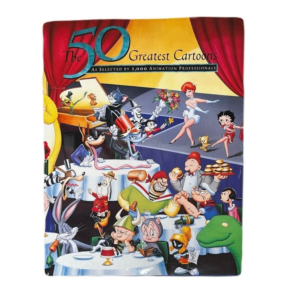 Vintage 1994 The 50 Greatest Cartoons Hardcover Book - Thumbnail 6