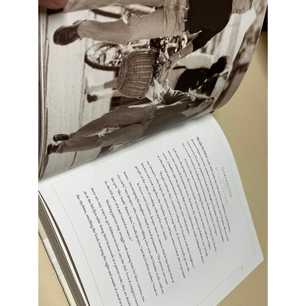 Jacques Pepin's Kitchen: Encore With Claudine Hardcover Book - Thumbnail 5