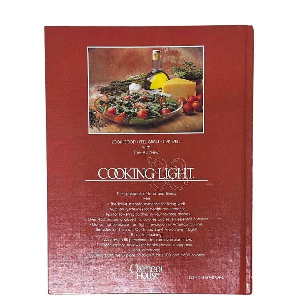Cooking Light '88 Cooking Light Annual Recipes Hardcover Book - Thumbnail 2