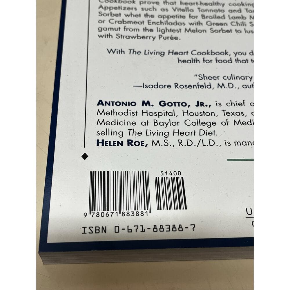 The Living Heart Cookbook Softcover Book - Thumbnail 3