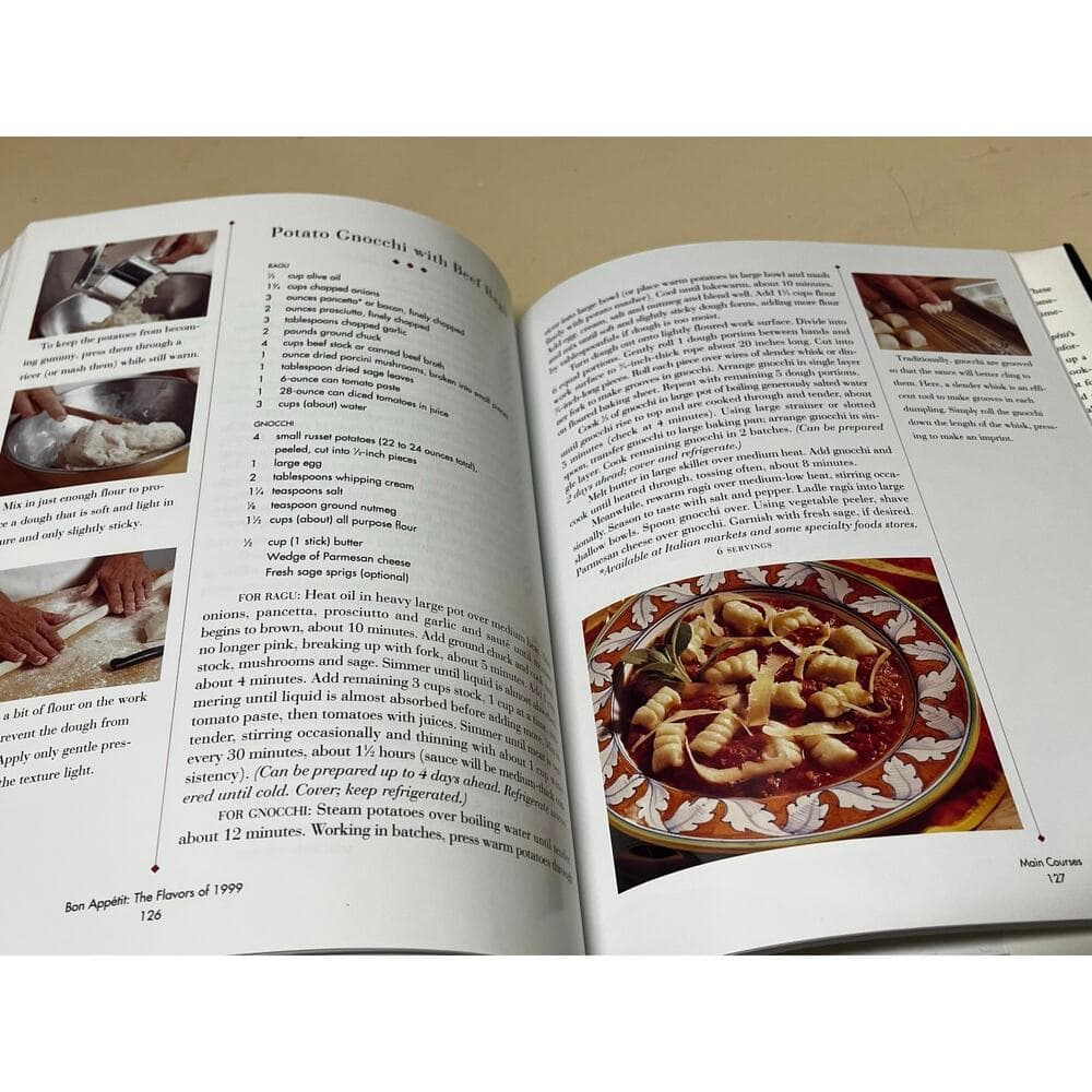 Vintage 1999, "The Flavors Of Bon Appetit 1999" Hardcover Book - Thumbnail 4