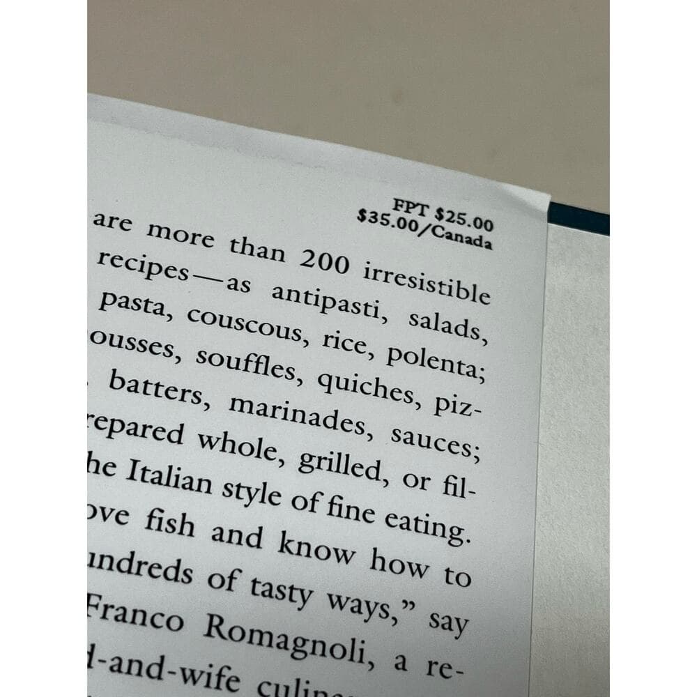 The Romagnolis' Italian Fish Cookbook: A Large Embrace and a Light Touch - Thumbnail 2