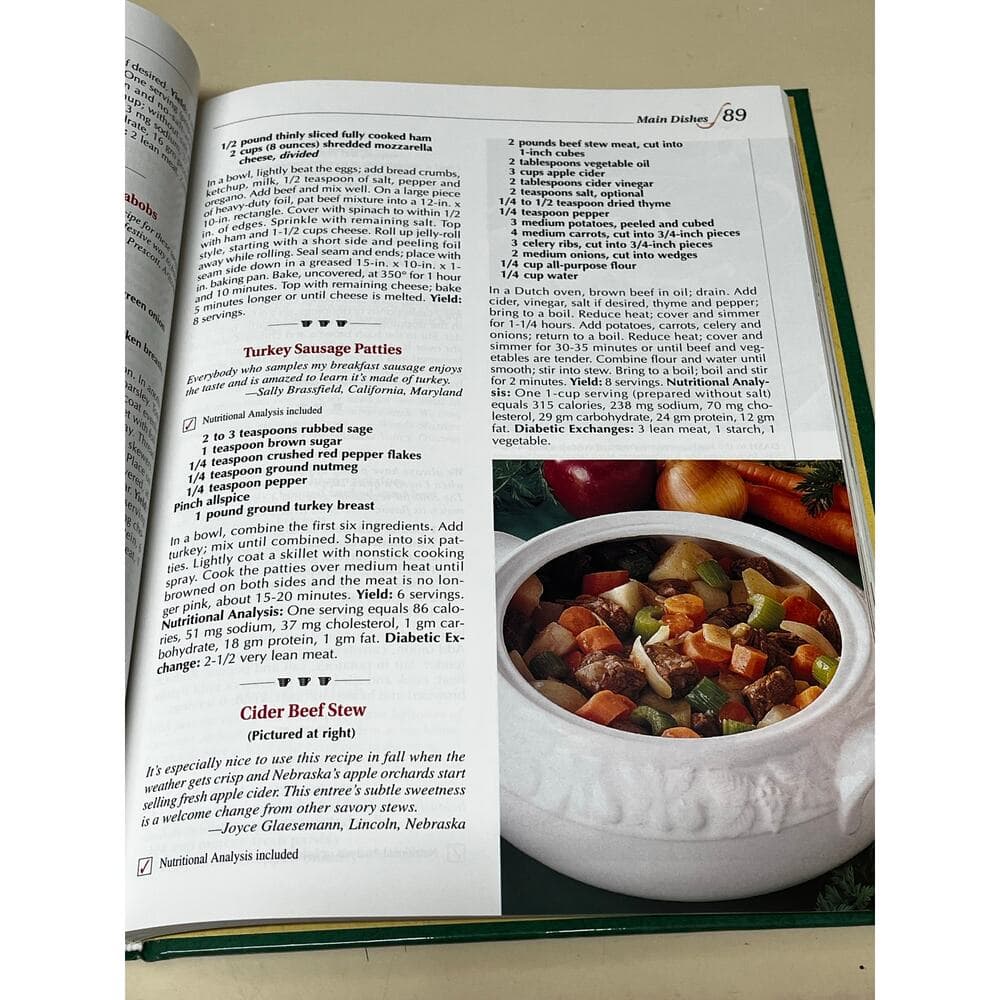1999 Taste of Home Annual Recipes By Julie Schnittka Hardcover Book - Thumbnail 4