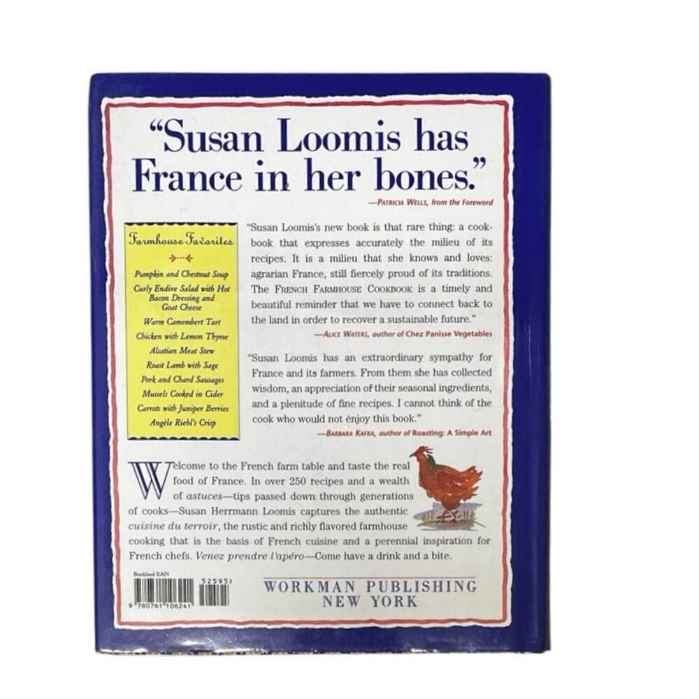 French Farmhouse Cookbook By Susan Herrmann Loomis Hardcover Book - Thumbnail 2
