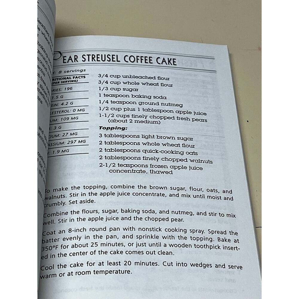 Fat-Free Baking Sandra Woodruff RD Paperbook - Thumbnail 5