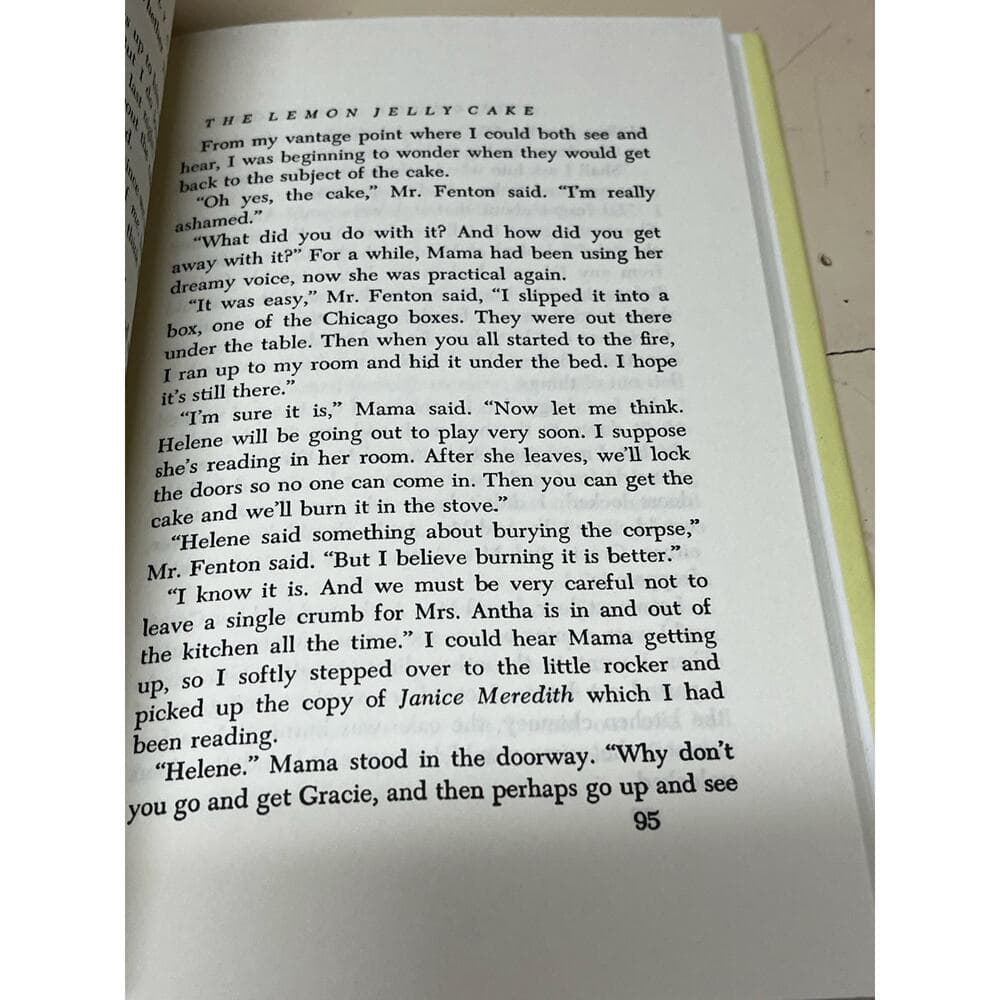 The Lemon Jelly Cake Madeline Babcock Smith Hardcover Book - Thumbnail 4