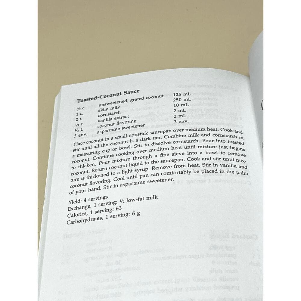 Diabetic Sweet Tooth Cookbook Mary Jane Finsand - Thumbnail 3