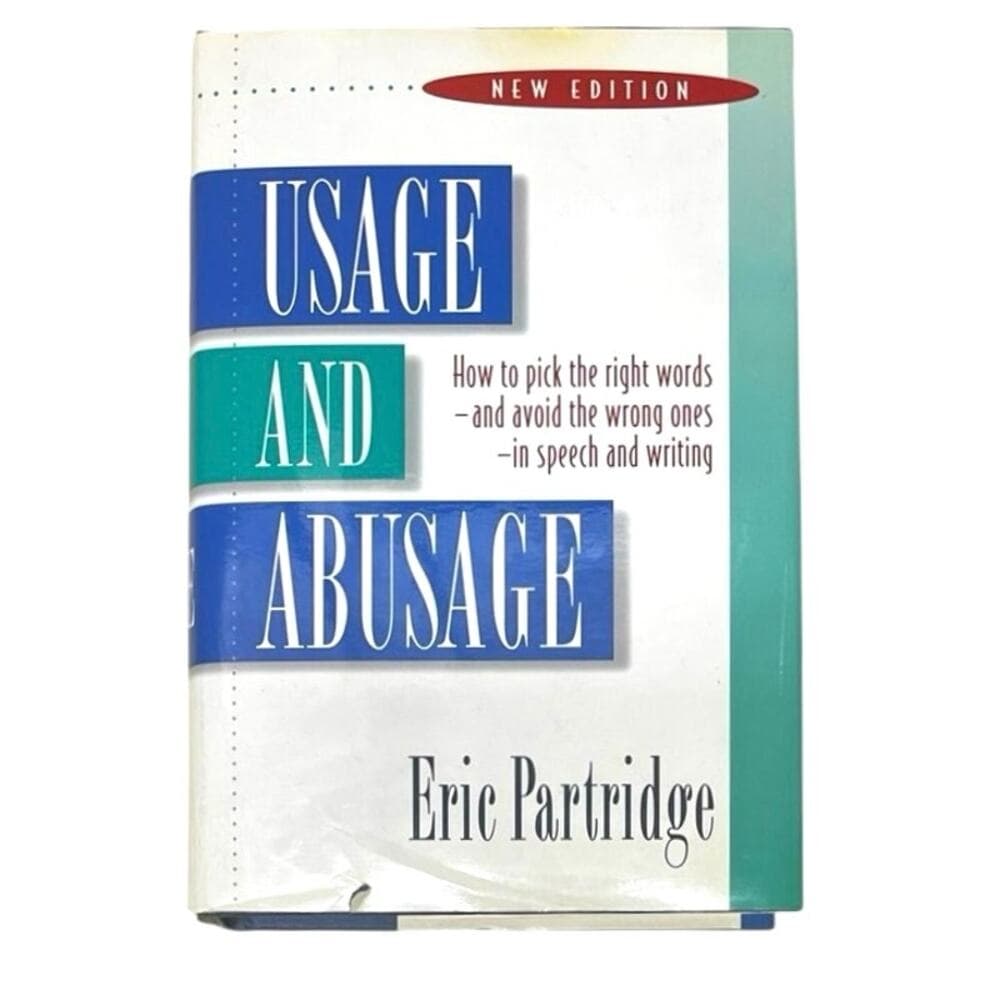 Usage and Abusage Eric Partridge Hardcover Book - Thumbnail 5