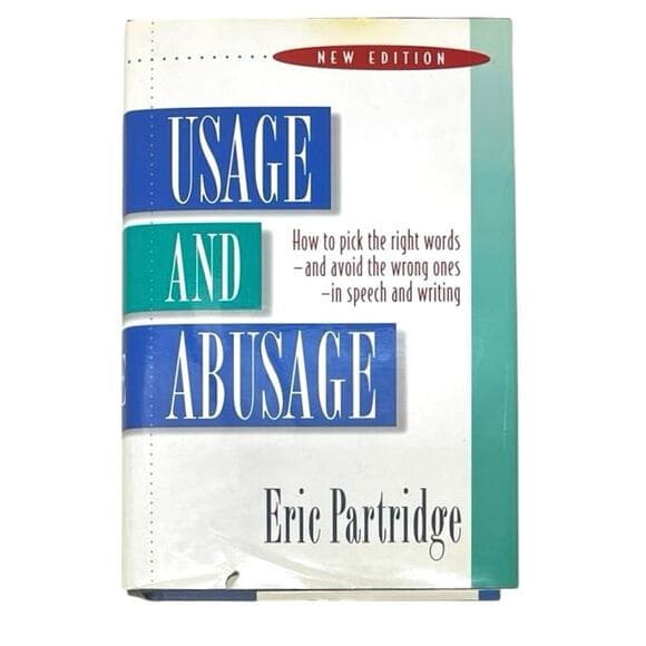 Usage and Abusage Eric Partridge Hardcover Book - Thumbnail 6