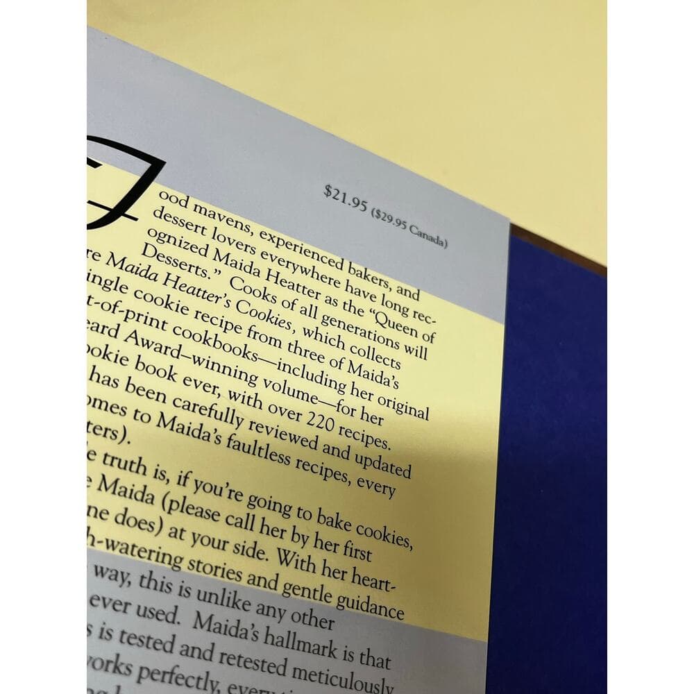 Maida Heatter's Cookies (Maida Heatter Classic Library) book - Thumbnail 3