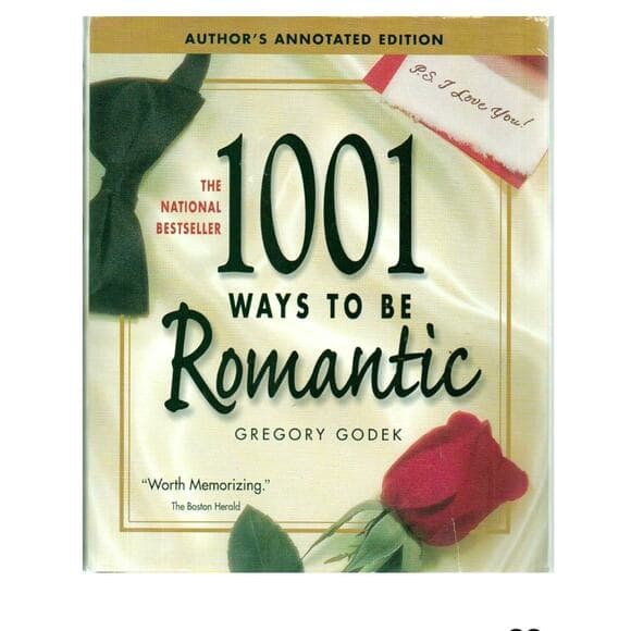 1001 Ways to be Romantic By Gregory Godek Hardcover Book - Thumbnail 8