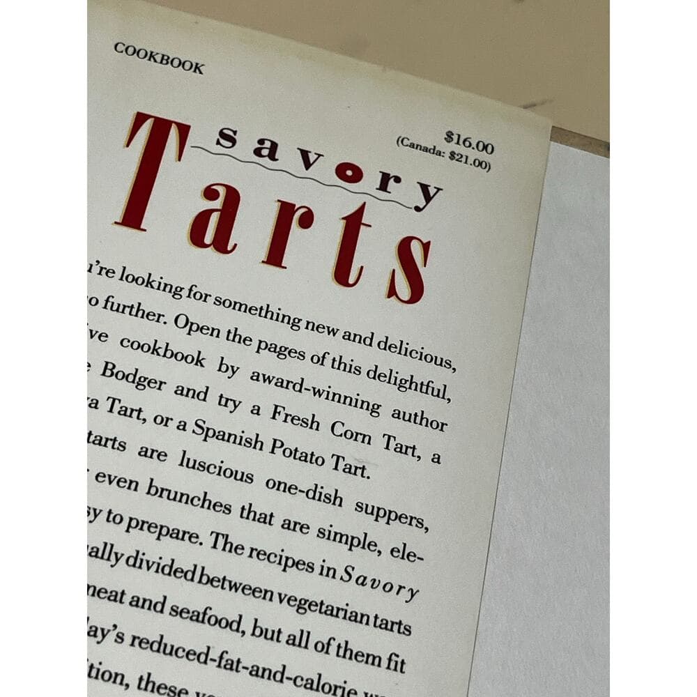 Pre-Owned Savory Tarts: 40 Delicious Main-Course Tarts with Fresh - Thumbnail 3
