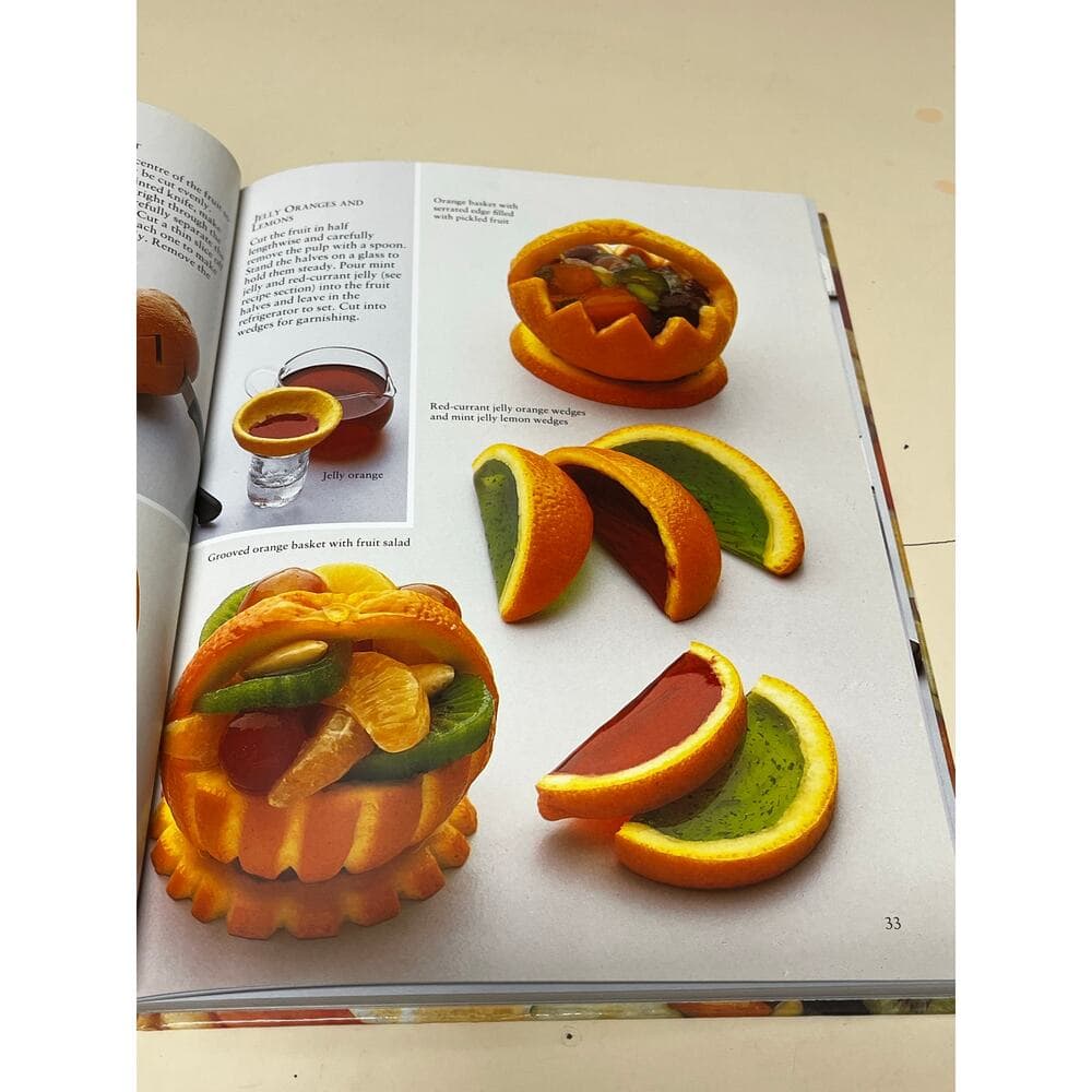 Garnishing and Decoration By Rudolph Biller Hardcover Book - Thumbnail 3