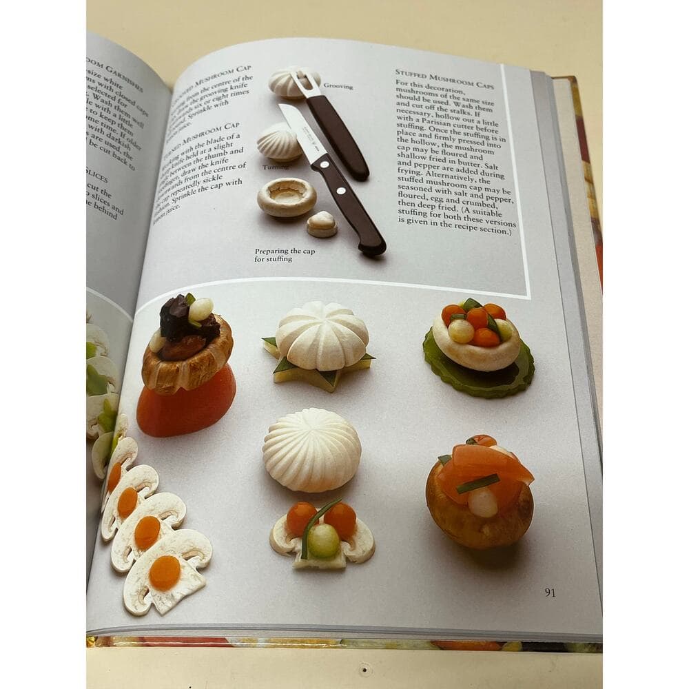 Garnishing and Decoration By Rudolph Biller Hardcover Book - Thumbnail 5