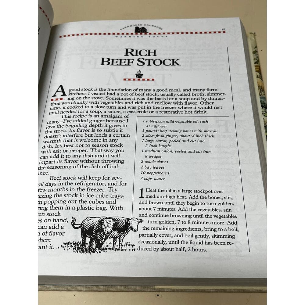 Farmhouse Cookbook Hardcover Susan Herrmann - Thumbnail 5