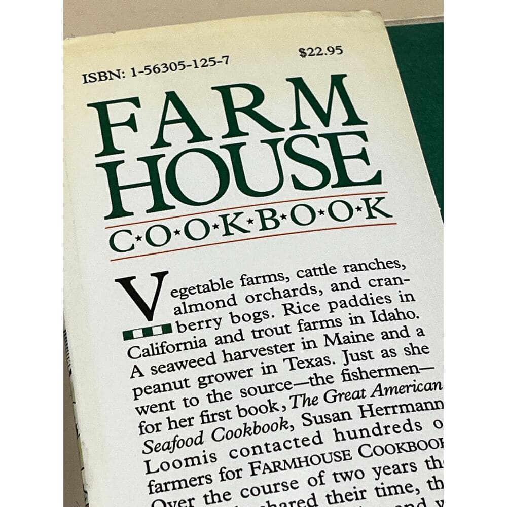 Farmhouse Cookbook Hardcover Susan Herrmann - Thumbnail 4