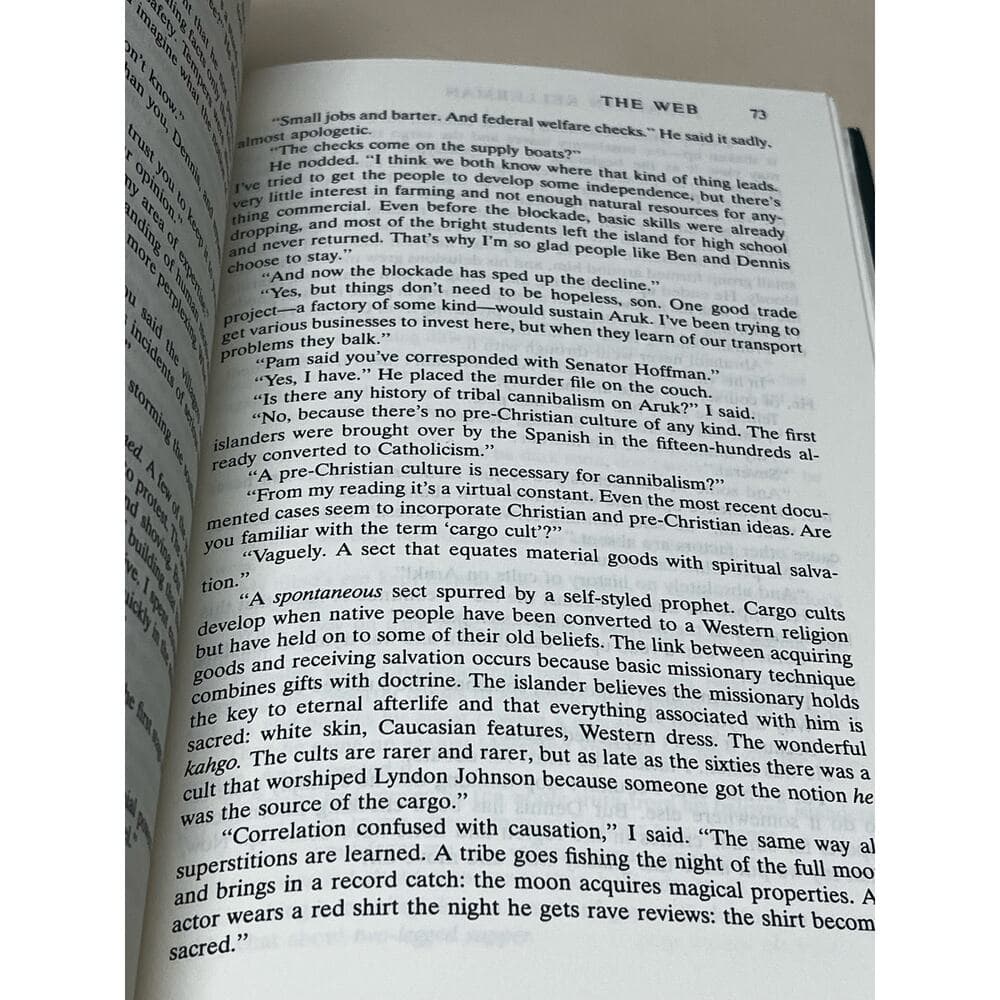 Jonathan Kellerman The web Hatdcover Book - Thumbnail 3