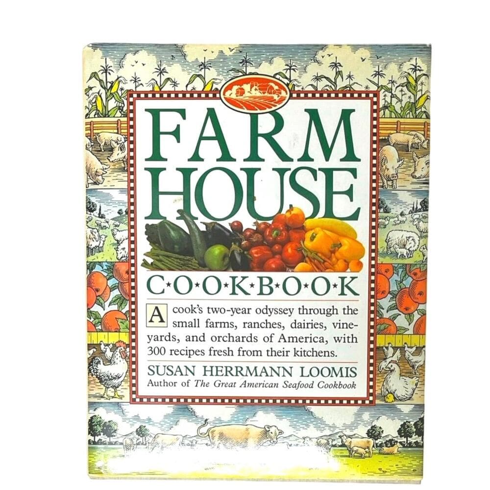 Farmhouse Cookbook Hardcover Susan Herrmann