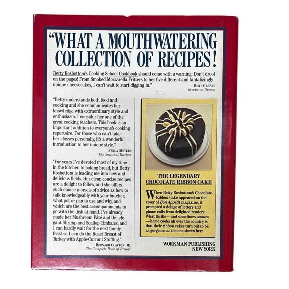 Betty Rosbottom's Cooking School Cookbook