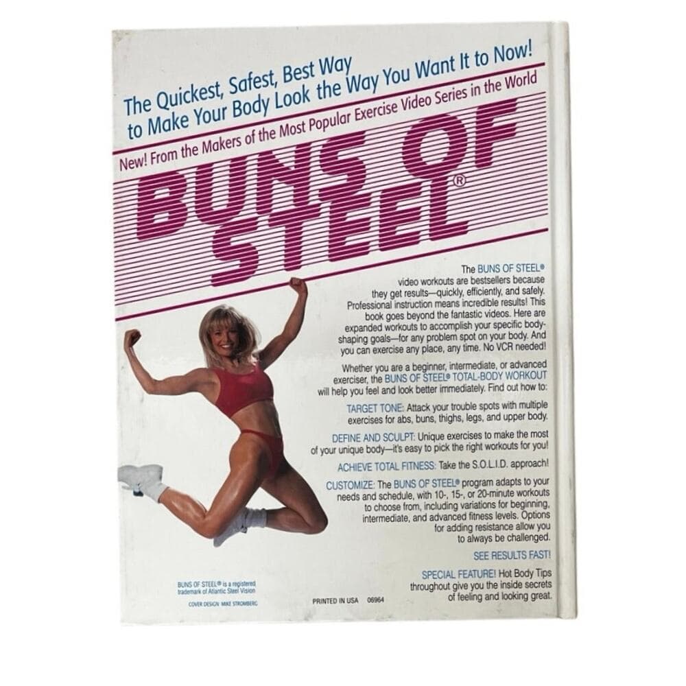 Buns of Steel Total Body Workout Hardcover Book - Thumbnail 2