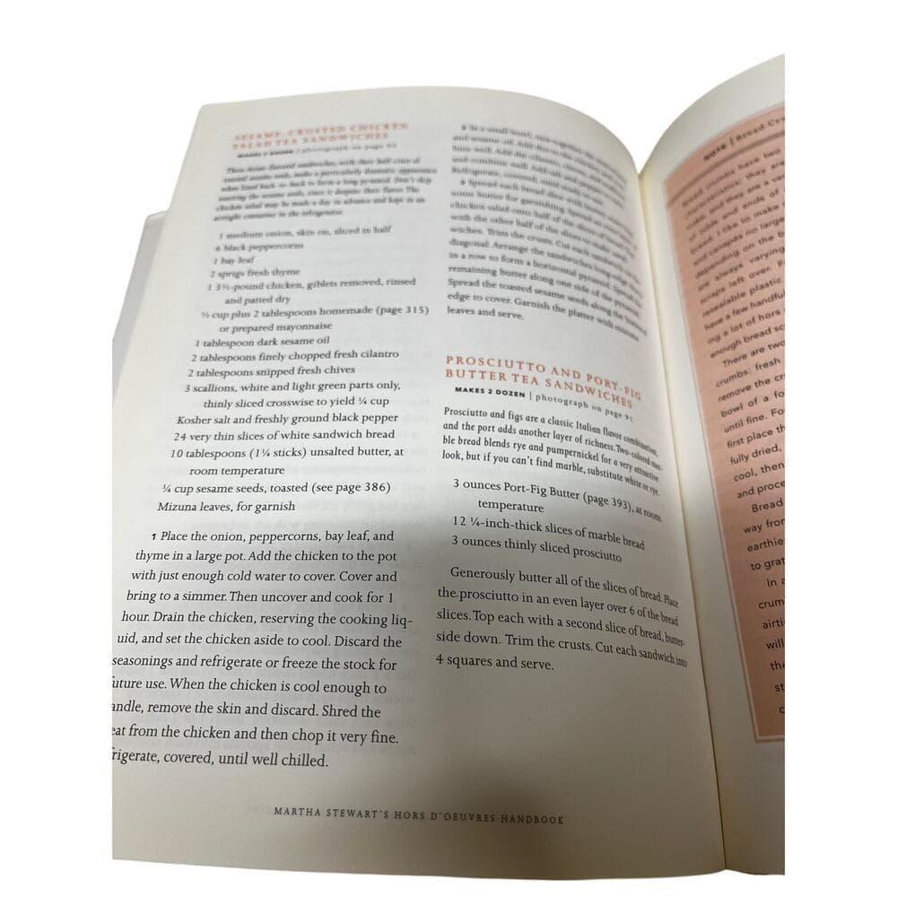 Martha Stewart's Hors d'Oeuvres Handbook Hardcover – March 30, 1999 - Thumbnail 3