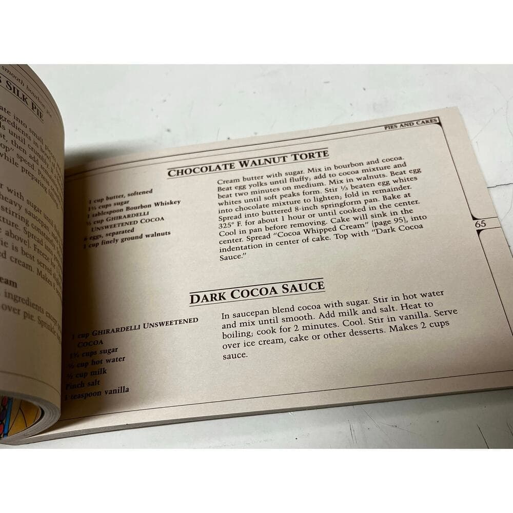 Ghirardelli Original Chocolate Cookbook, THIRD EDITION by Phyllis Larsen - Thumbnail 3