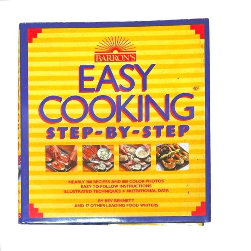 Barron's Easy Cooking Step by Step by Bev Bennett (Hardcover) 1985 - Thumbnail 6