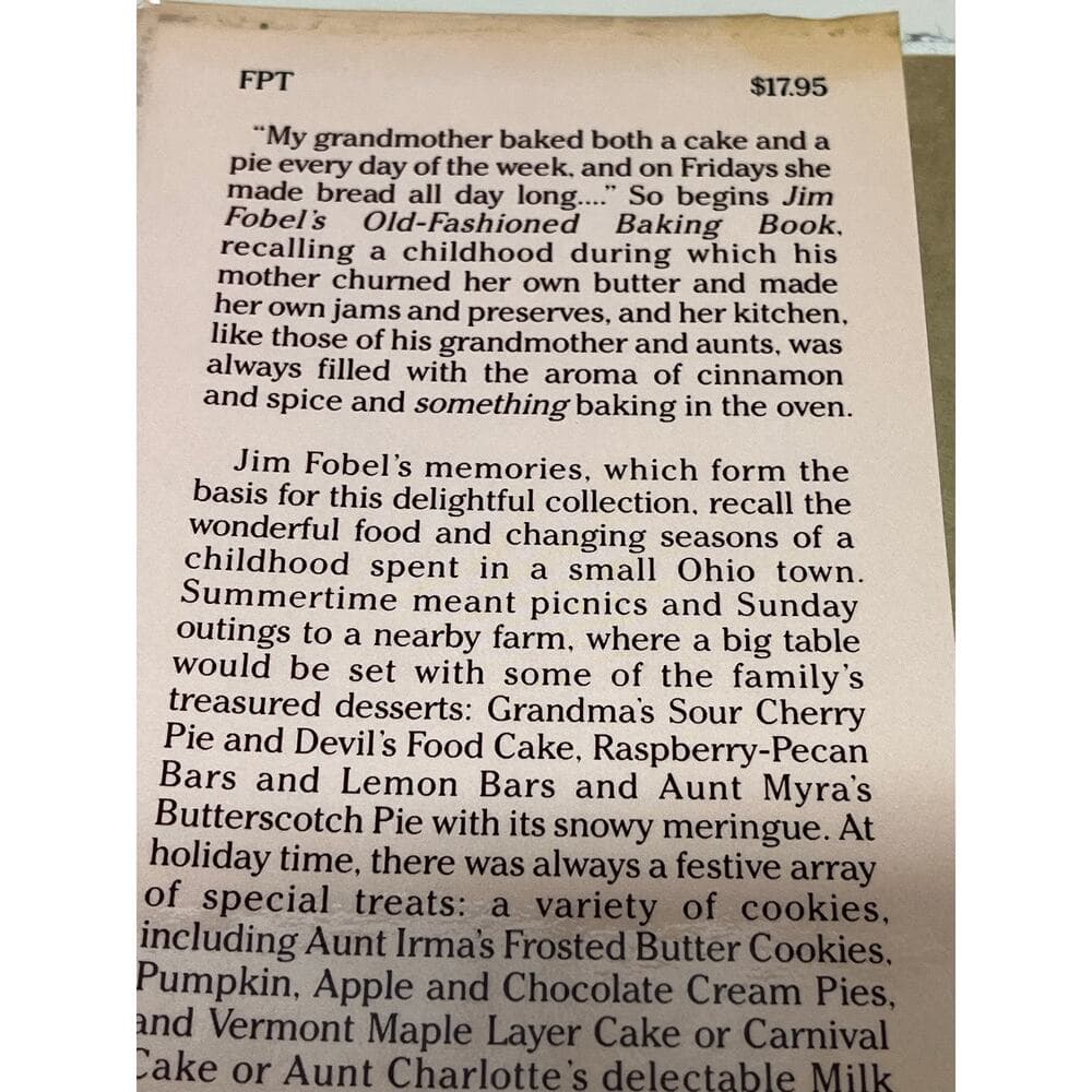 Jim Fobel's Old-Fashioned Baking Book - Thumbnail 2