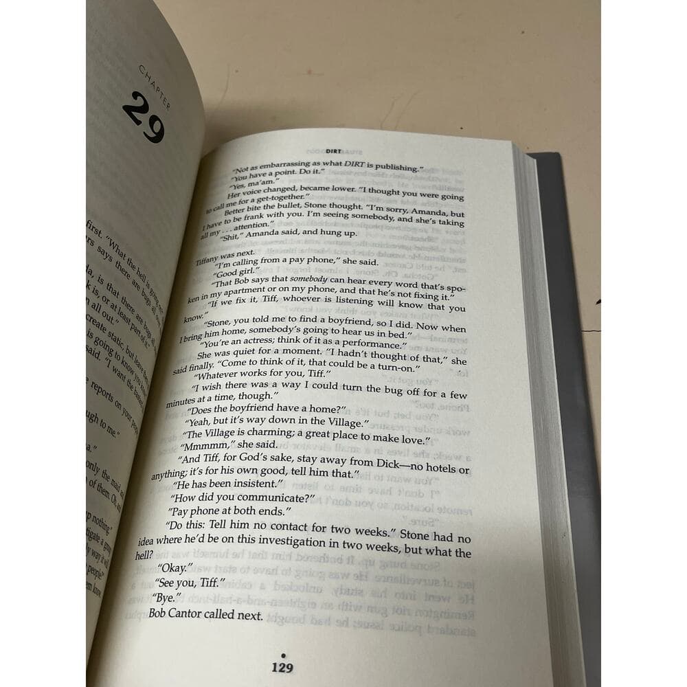 DIRT by Stuart Woods a Hardcover book novel - Thumbnail 3
