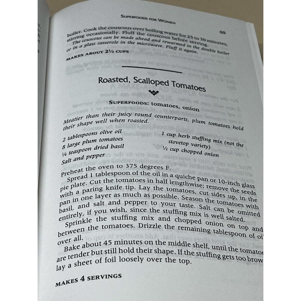 Superfoods for Women: 300 Recipes That Fulfill Your Special Nutritional Needs - Thumbnail 3