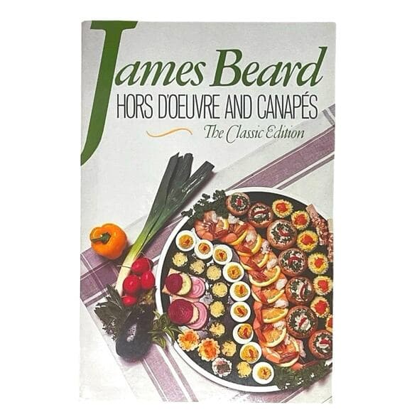 James Beard Hors D'oeuvre & Canapes Classic Edition Cookbook Recipe PB Free Ship - Thumbnail 5