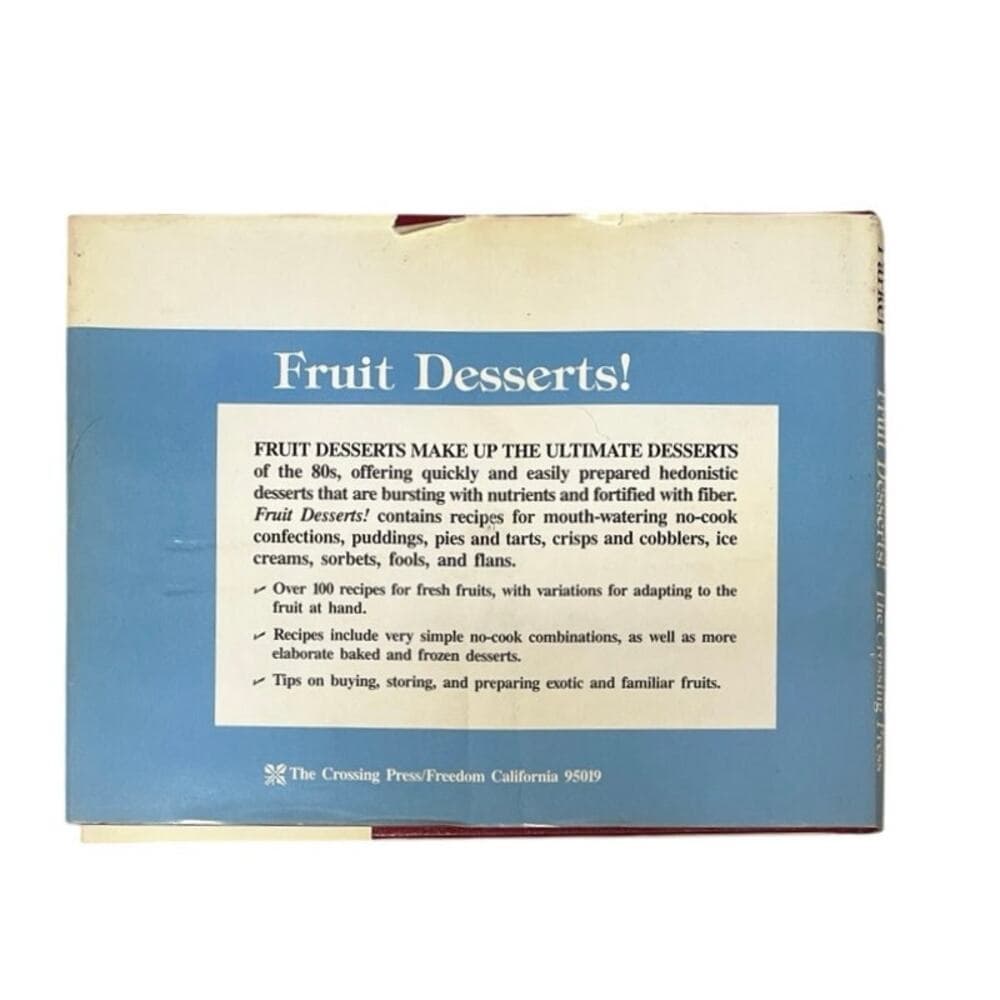 Dorothy Parker Fruit Desserts Book - Thumbnail 2