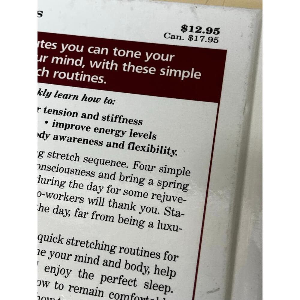 Robert The 5-Minute Stretch Book - Thumbnail 3
