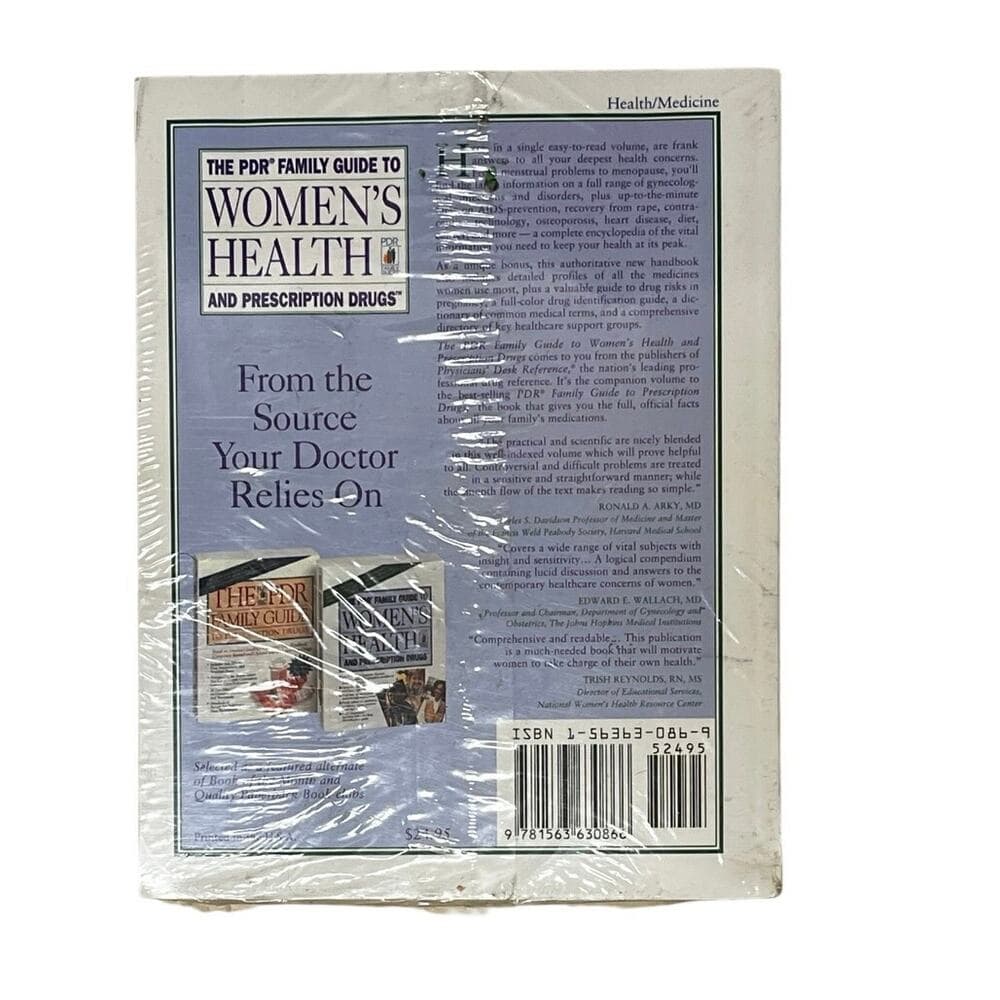 The Pdr Family Guide to Women's Health and Prescription Drugs