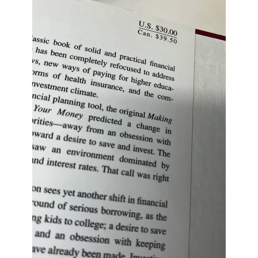 Making The Most of Your Money by Jane Bryant Quinn (1997-11-11) - Thumbnail 2