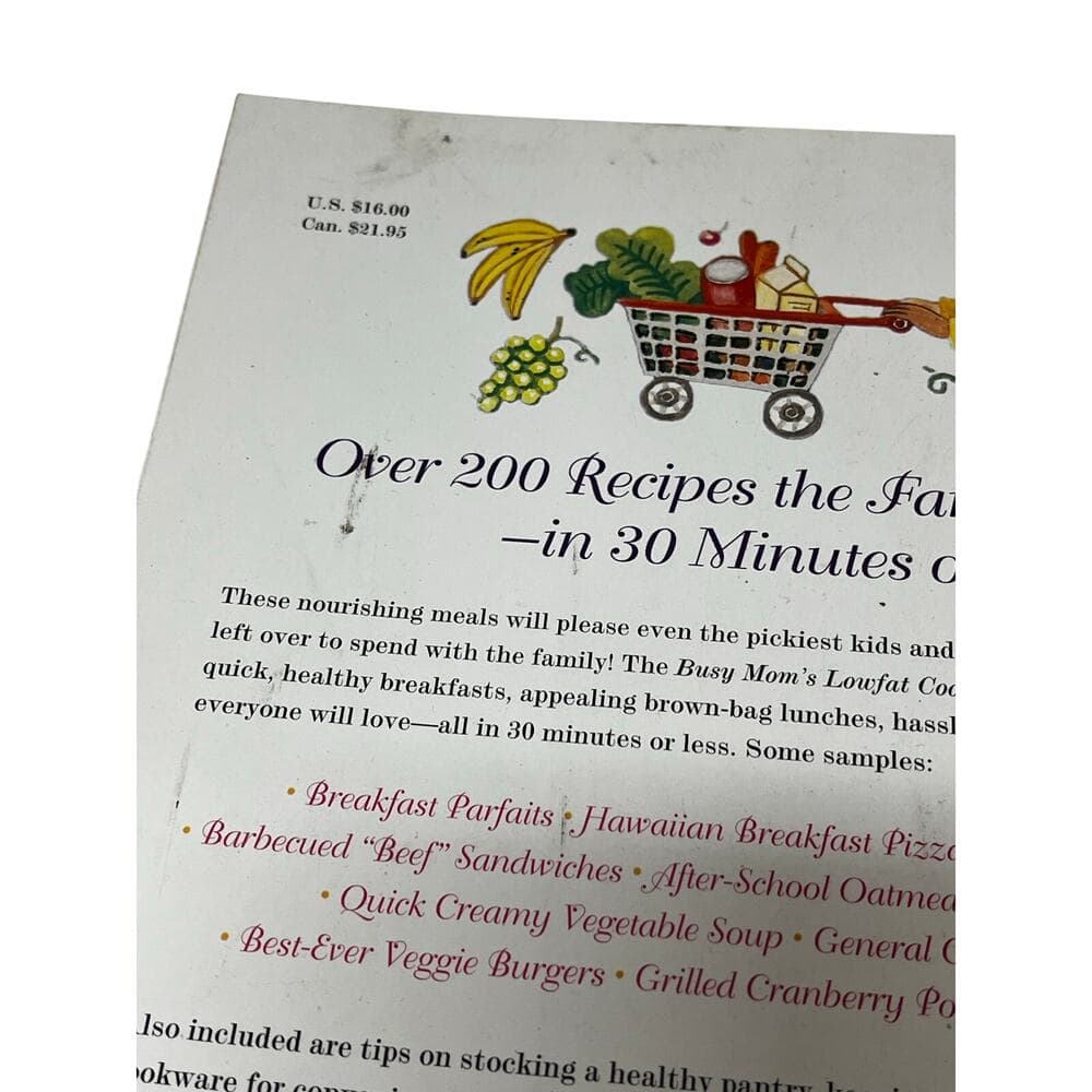 Busy Mom's Lowfat Cookbook: Healthful Family Dishes the Kids - Thumbnail 2