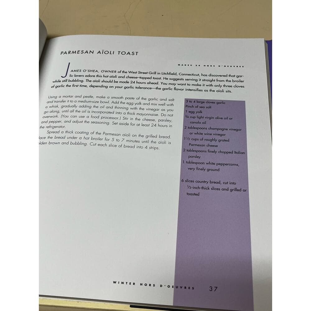 Hors D'oeuvres Book - Thumbnail 2