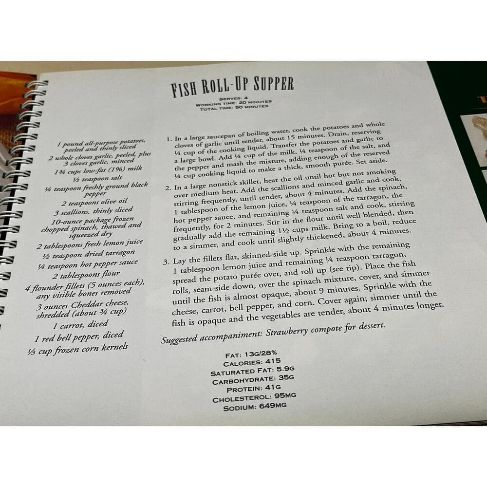 Vintage 1995 Time Life One-Pot Meals Cookbook Recipes Cooking Cook Book - Thumbnail 2