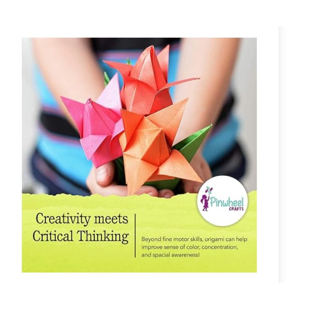Pinwheel Crafts Origami Kit for Kids Ages 8-12r Kit for Kids - Thumbnail 3