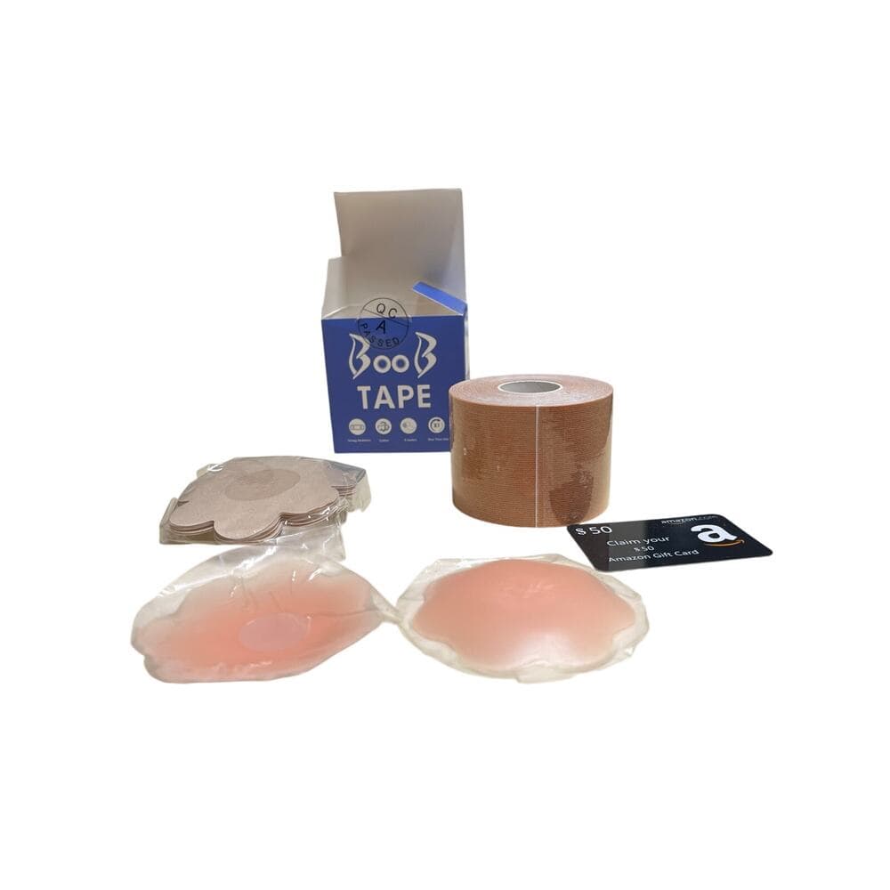 A Bundle Of 4 Boob Tape Boobytape for breast lifting Large Breast Beige - Thumbnail 3
