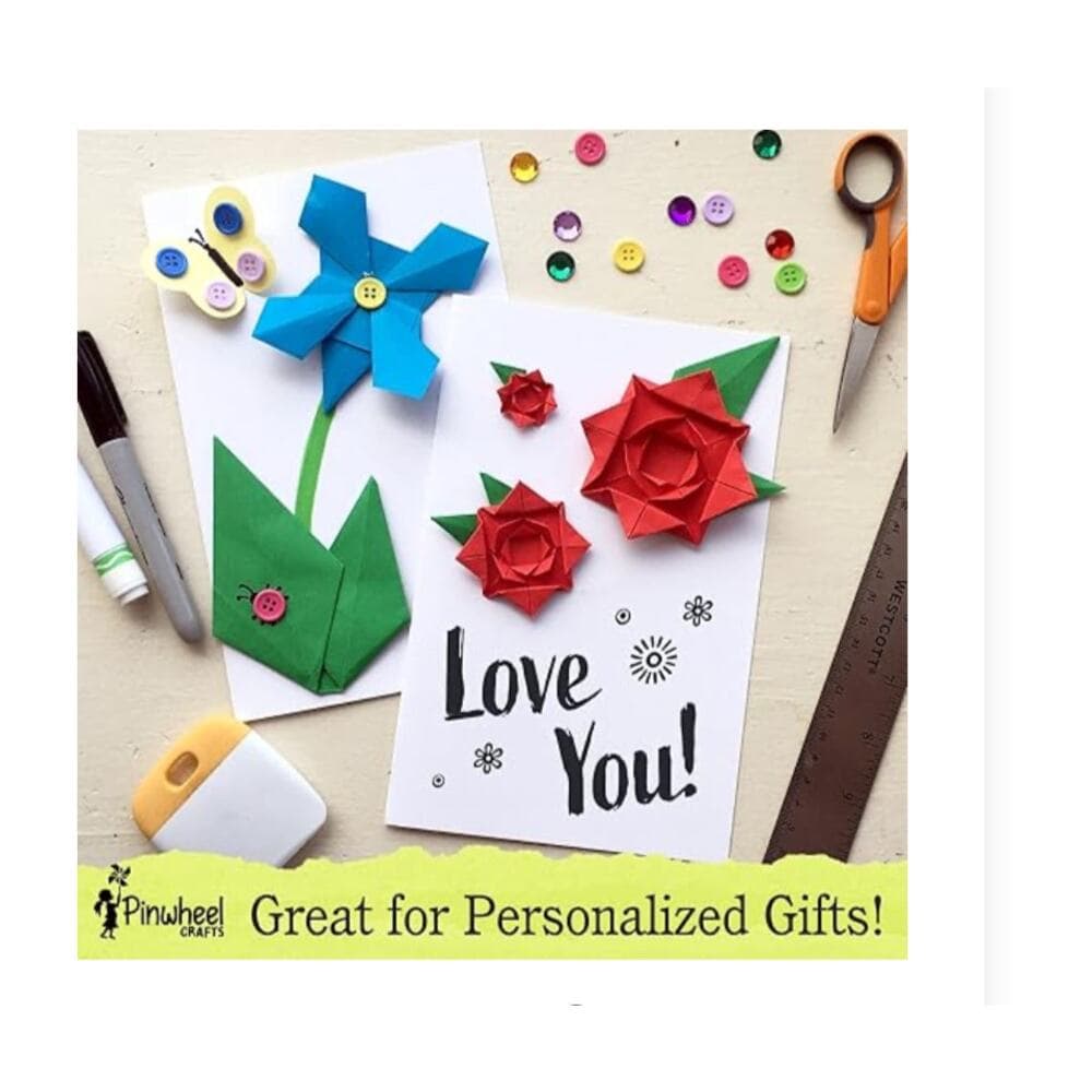 Pinwheel Crafts Origami Kit for Kids Ages 8-12r Kit for Kids - Thumbnail 4