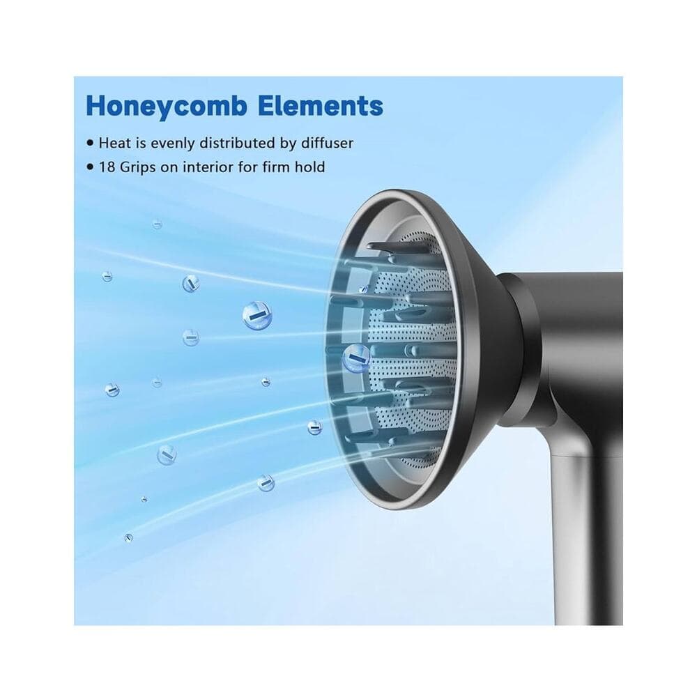 Hair Dryer Diffuser for Curly Hair and Natural Wavy Attachment for Hair Dryer - Thumbnail 6