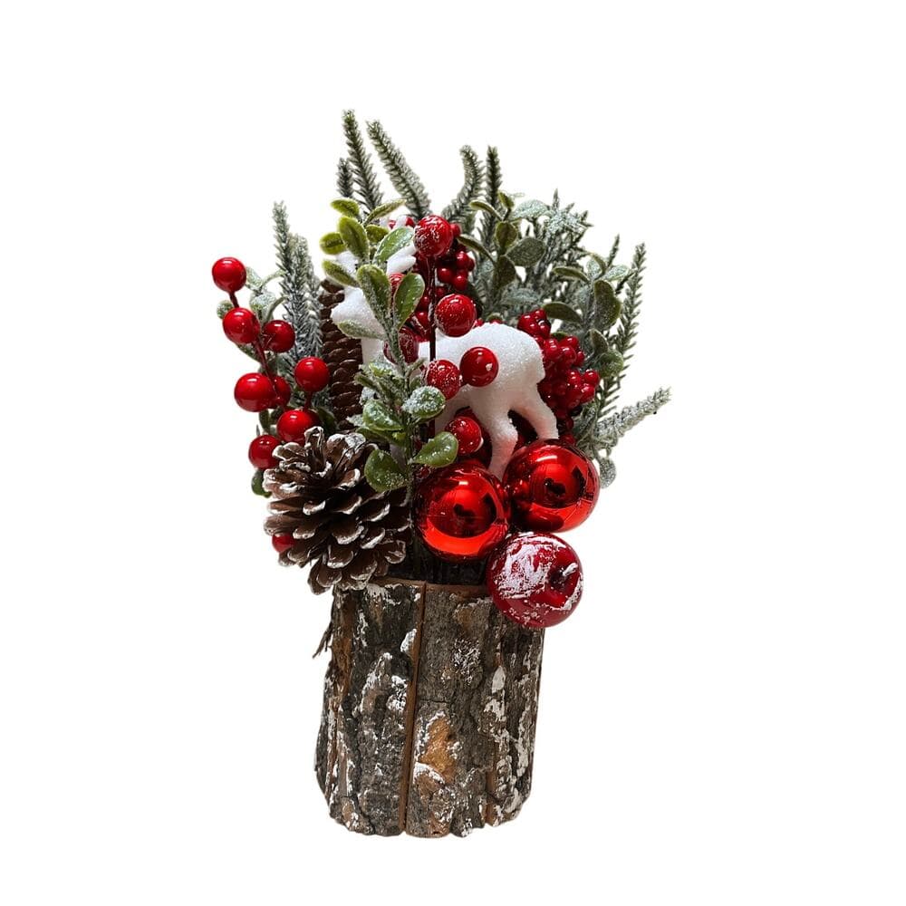 Xmas Decor Small Christmas Tree with Lights - Artificial Tabletop Lighted - Thumbnail 8