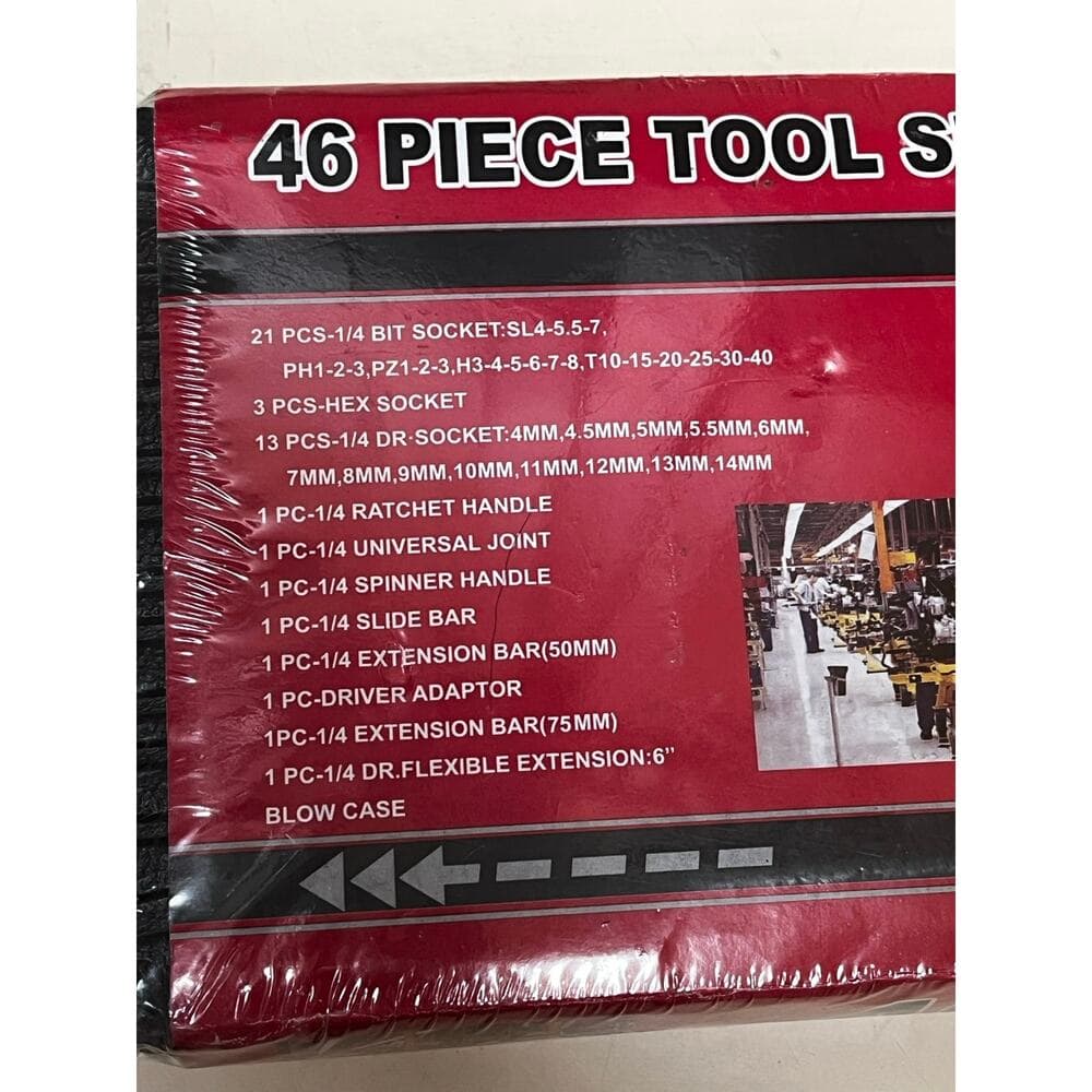 46 piece 1/4 Tool Set - Thumbnail 2