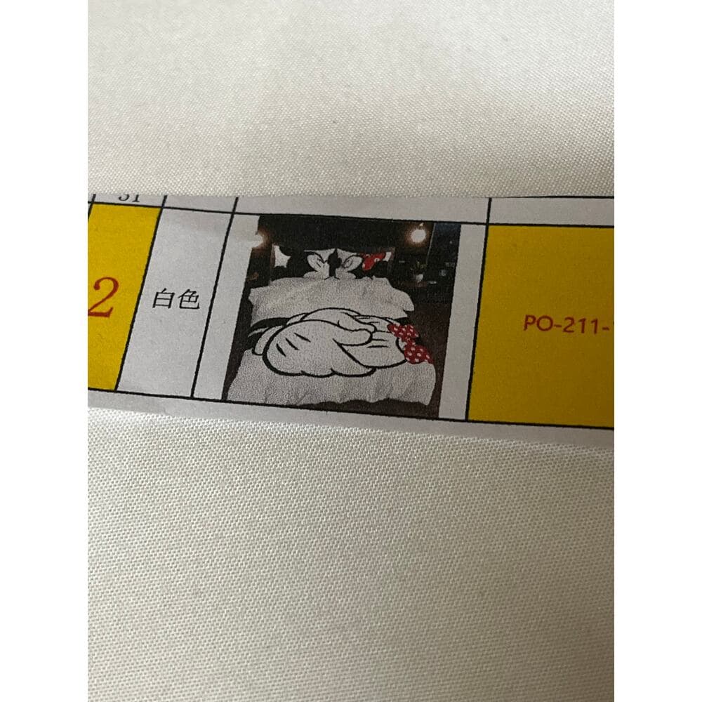 Mickey Mouse Couple 3 pcs 51X75X2 fitted Sheet With Zipper - Thumbnail 5